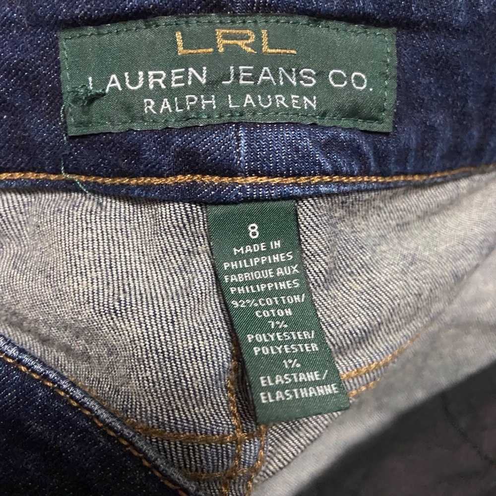 Lauren Ralph Lauren Jeans Women’s Size 8 Blue Heritage Jeans - Picture 11 of 12